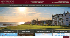 Desktop Screenshot of cliftonvillehotel.co.uk